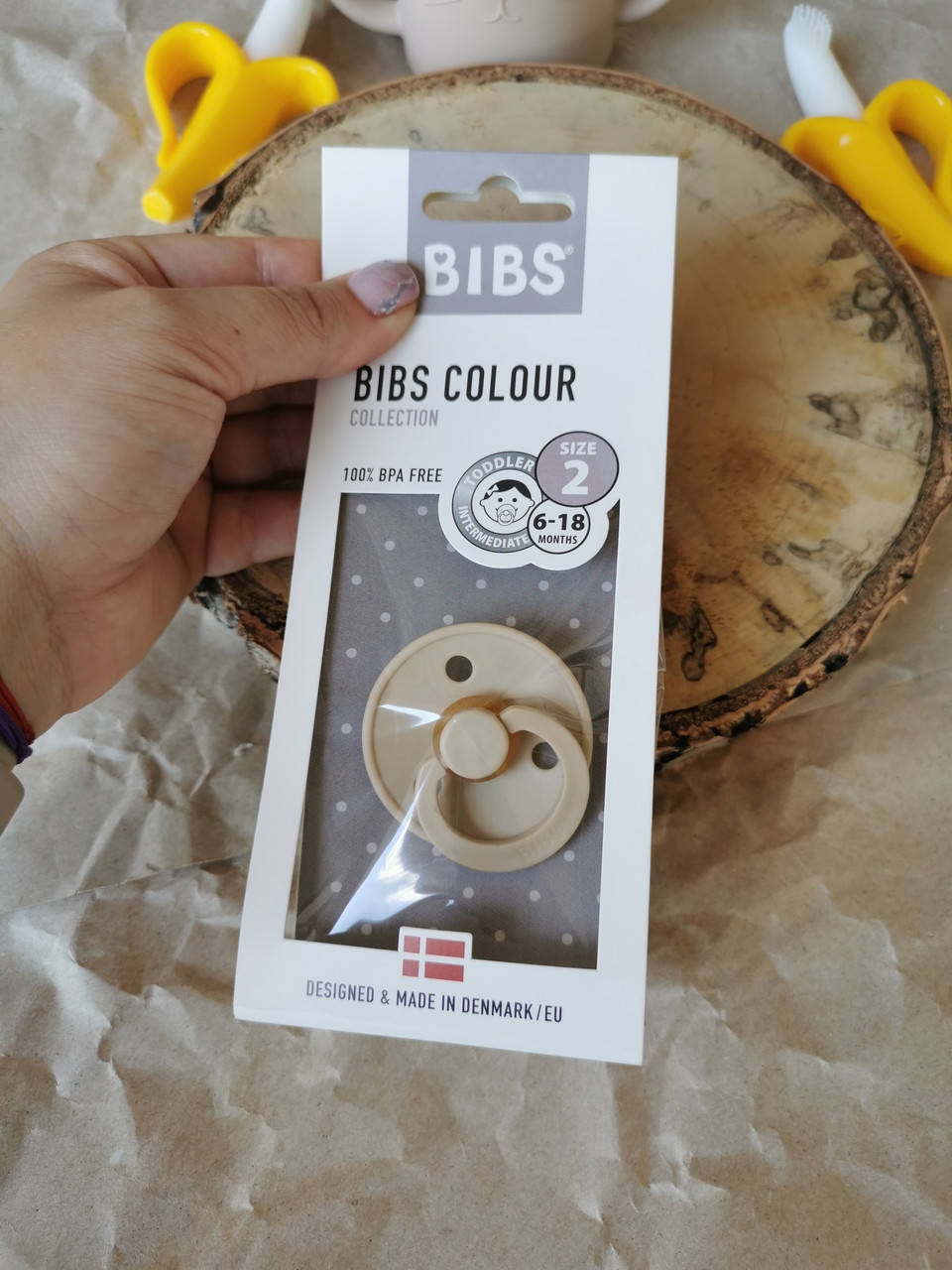 

Соска Bibs Colour 6-18 мес