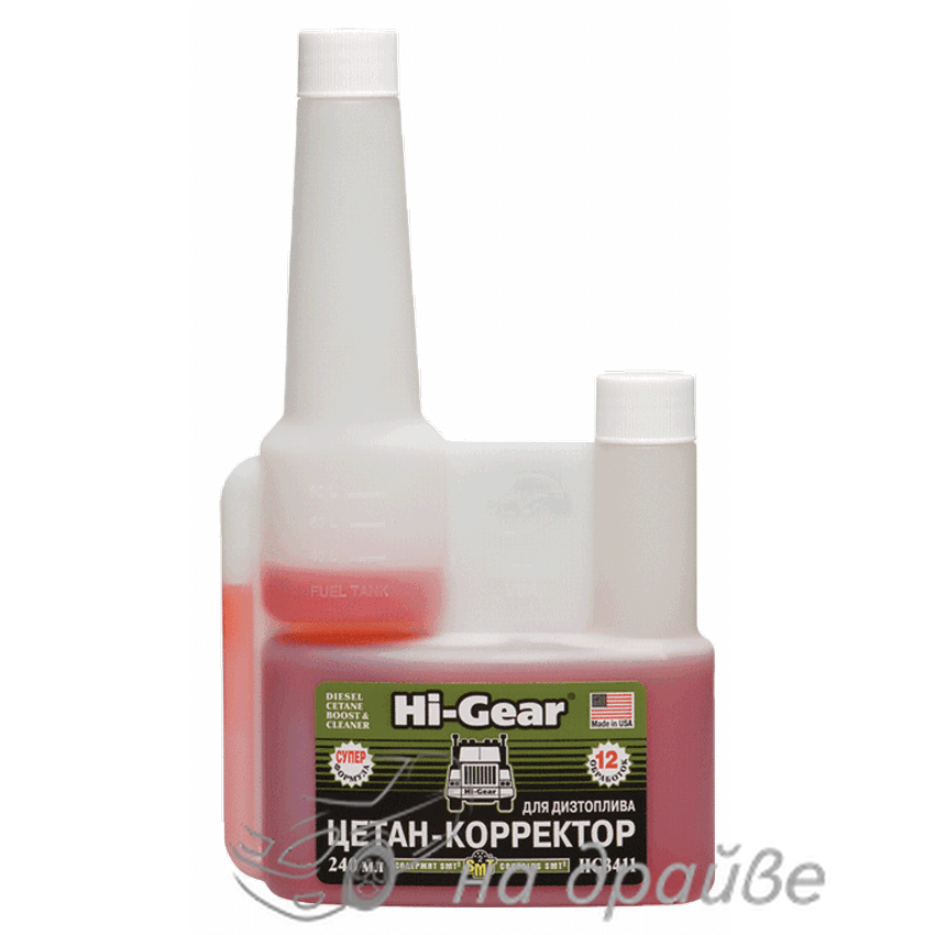 

HG3411 240мл Цетан-корректор для дизельного топлива с SMT2 Hi-Gear