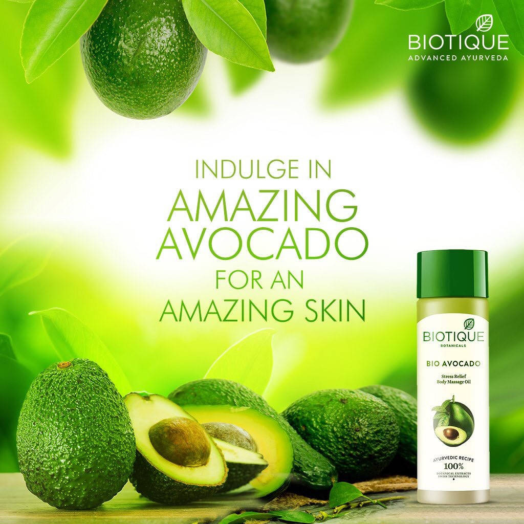 

Массажное масло Био Авокадо Biotique Биотик успокаивающее и регенерирующее, Biotique Bio Avocado Stress Relief