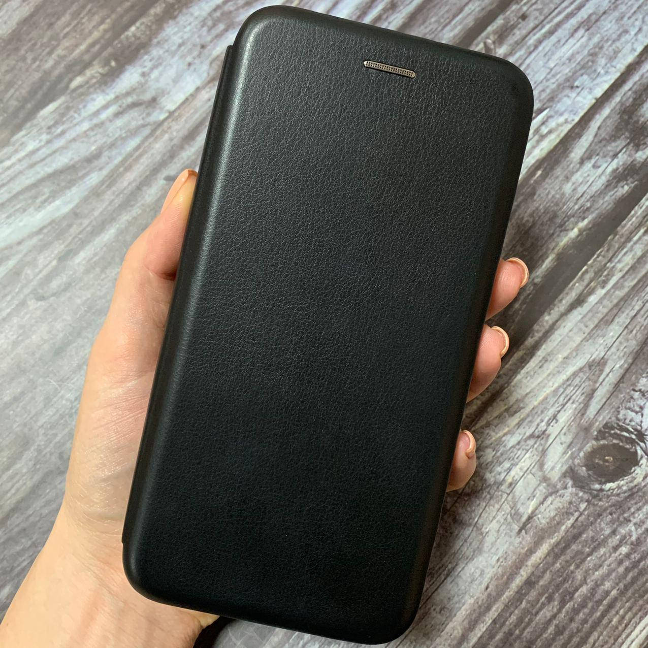 

Чехол книга для Nokia 3.2 с магнитом с подставкой карманом книжка на телефон нокиа 3.2 черная STN, Черный