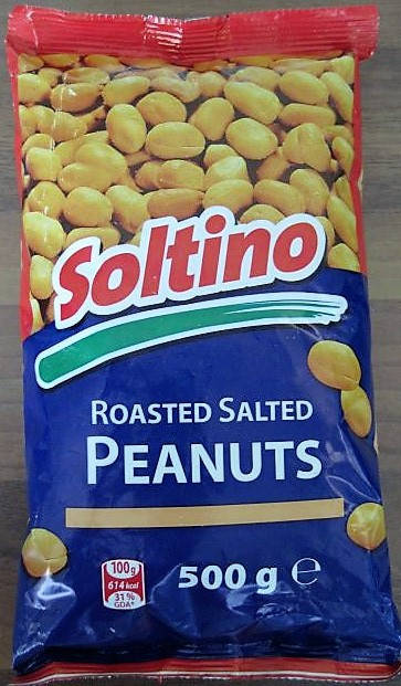 

Арахис жареный с солью, Soltino, 500гр