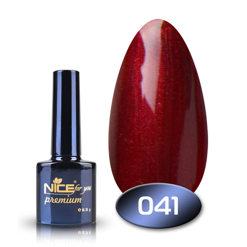 

Гель-лак Nice for you Premium 041 бургундский 8,5 мл