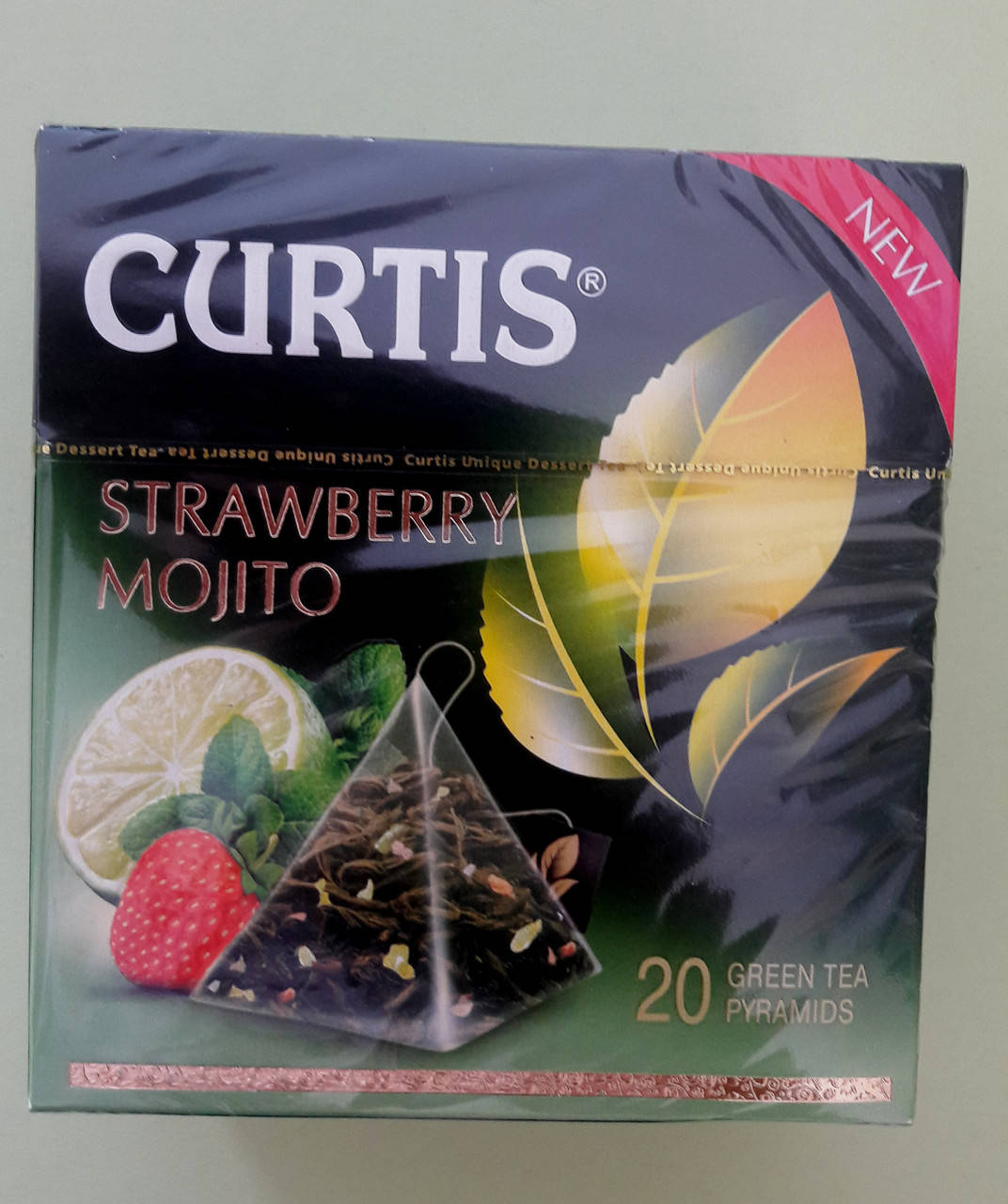 

Чай Curtis Strawberry Mojito 20 пирамидок зеленый