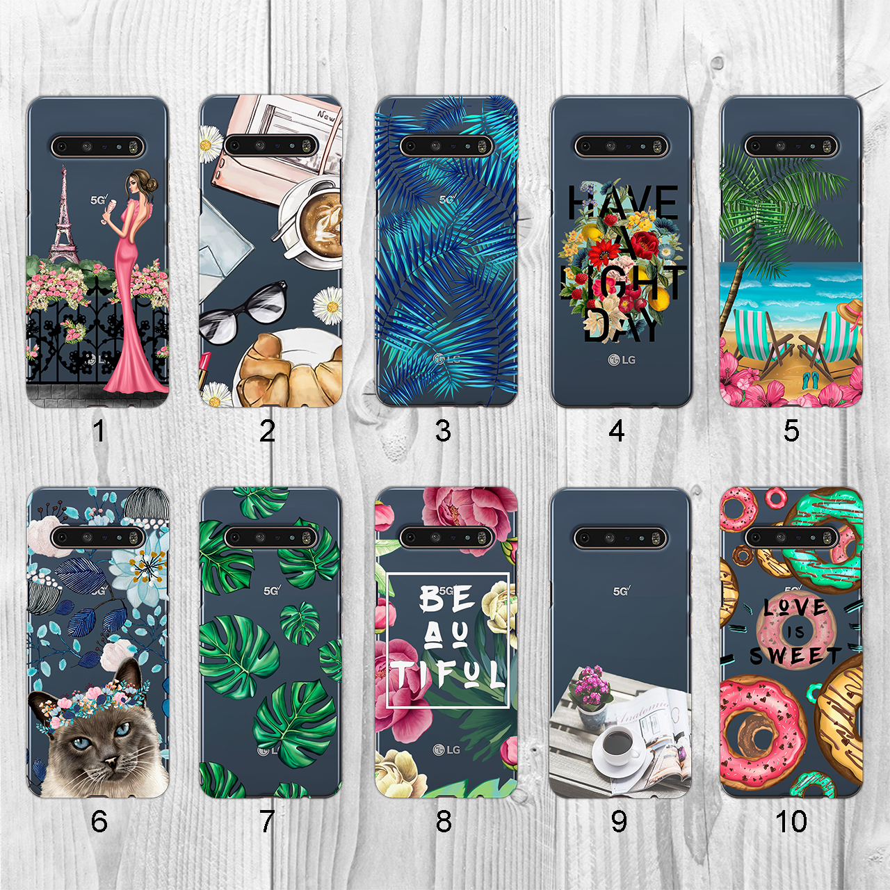 

Силиконовый чехол с рисунком для LG V60 ThinQ 5G (new collection)
