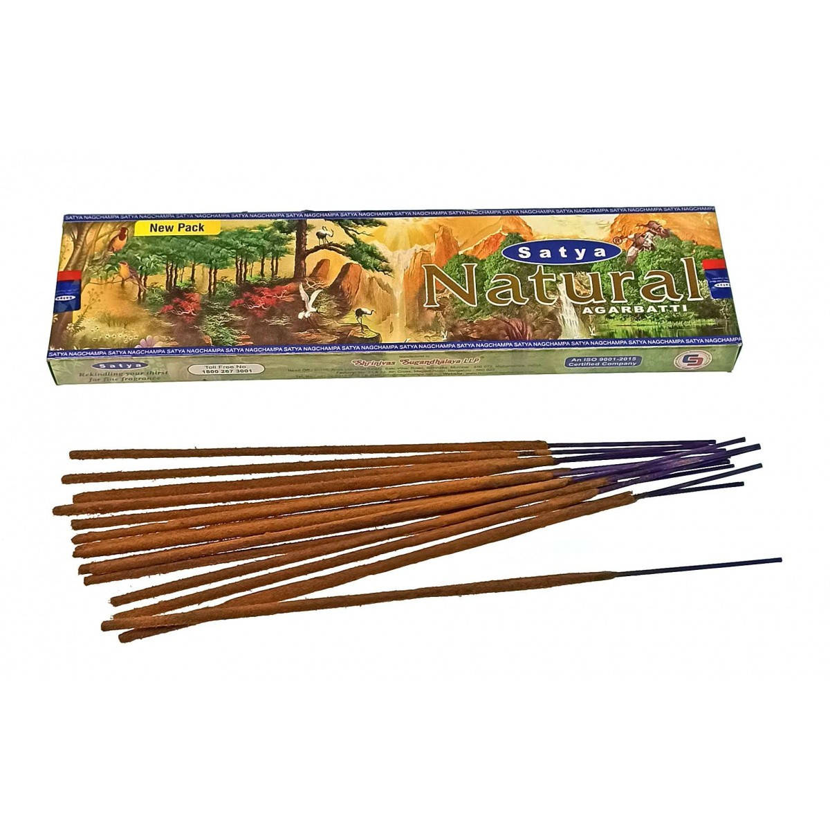 

Natural(Природа)(40 gms.) (12/уп) (Satya) пыльцовое благовоние