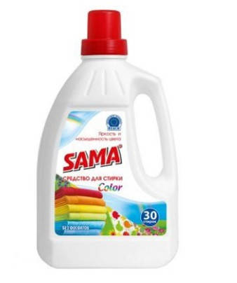 

Прал. порошок рідкий 1,5л "Sama" Колор