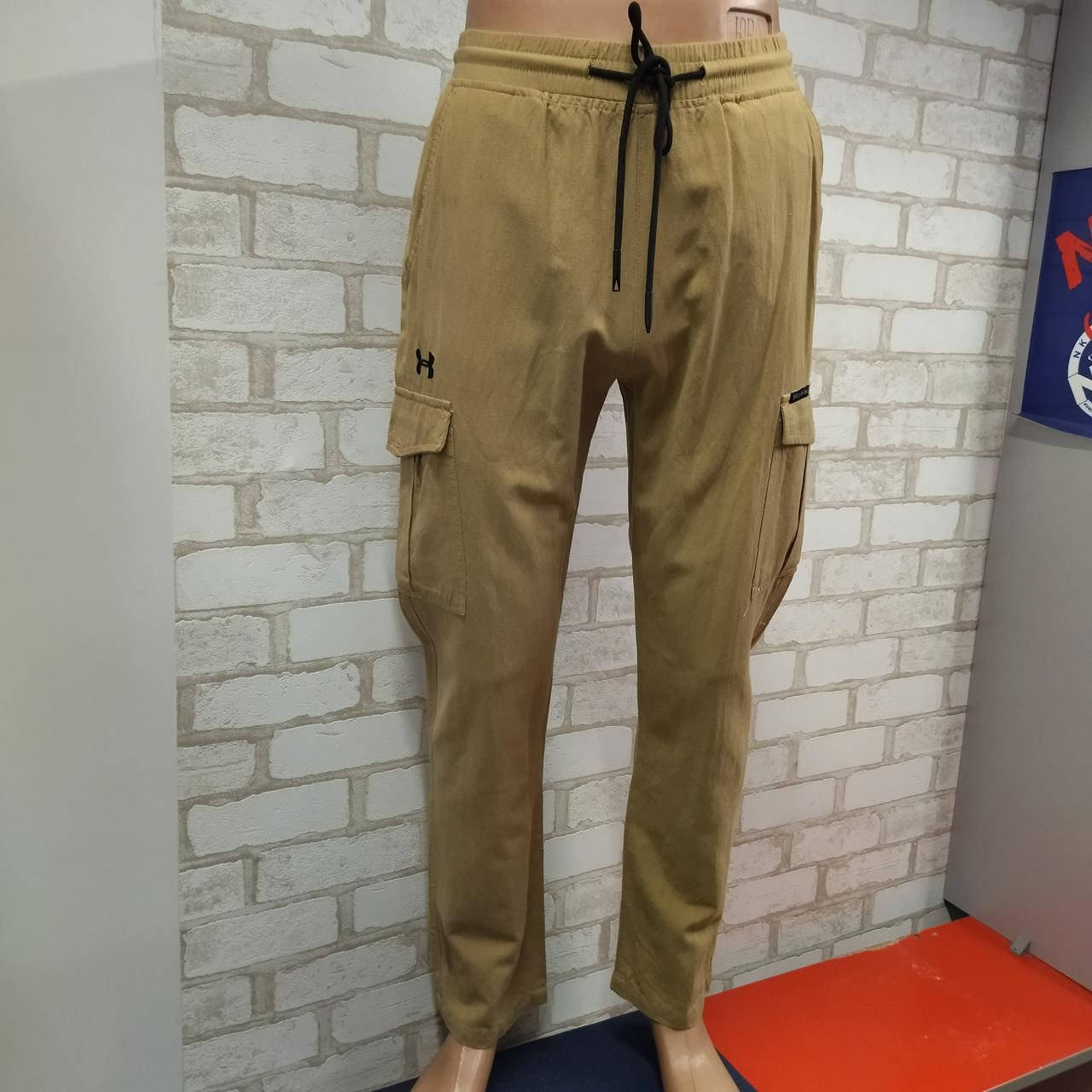 

Мужские свободные штаны UnderArmour песочного цвета 52