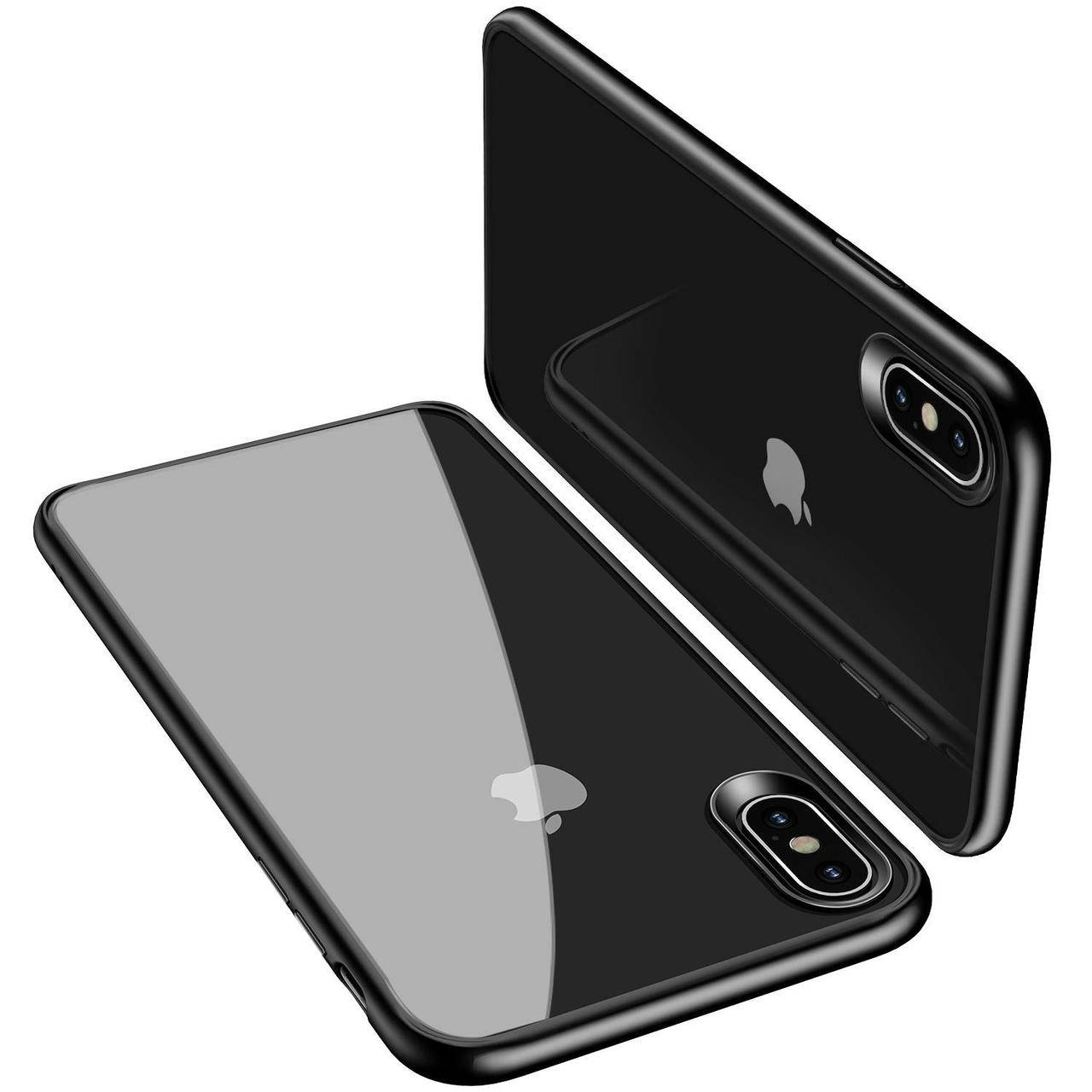 

Чехол накладка USAMS для Apple iPhone X / XS Mant series Черный / Прозрачный (IP18MD01)