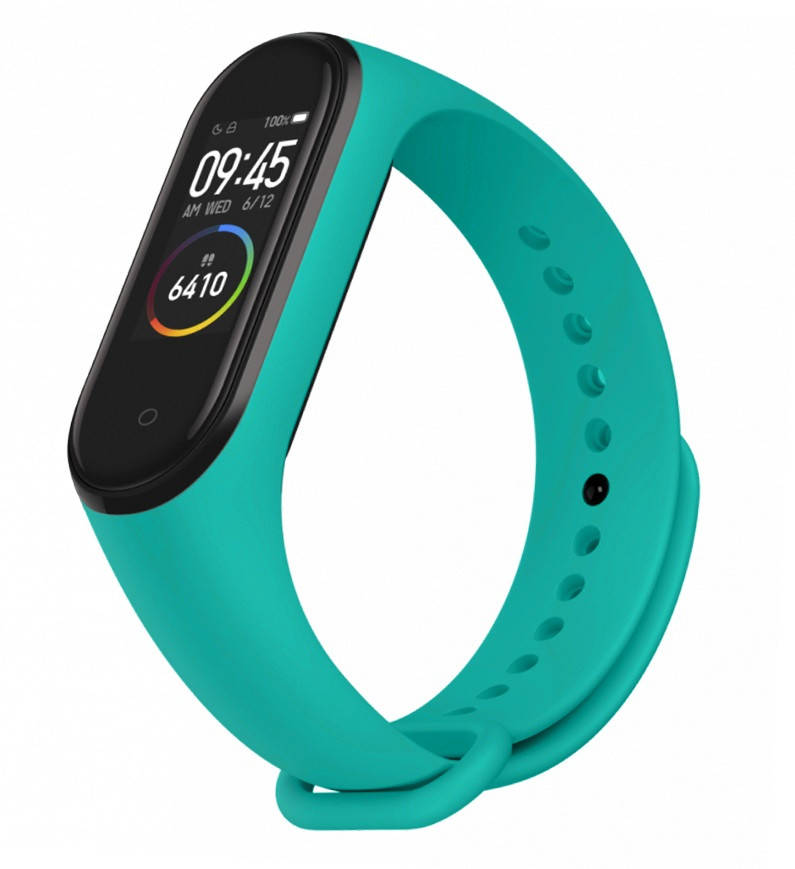 

Ремешок mi band 4 ремешок к браслету Mi Band 3 силиконовый бирюзовый