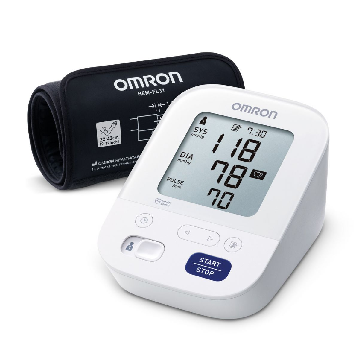 

OMRON M3 Comfort - Тонометр автоматический, c уникальной манжетой Intelli Wrap (22-42 см)