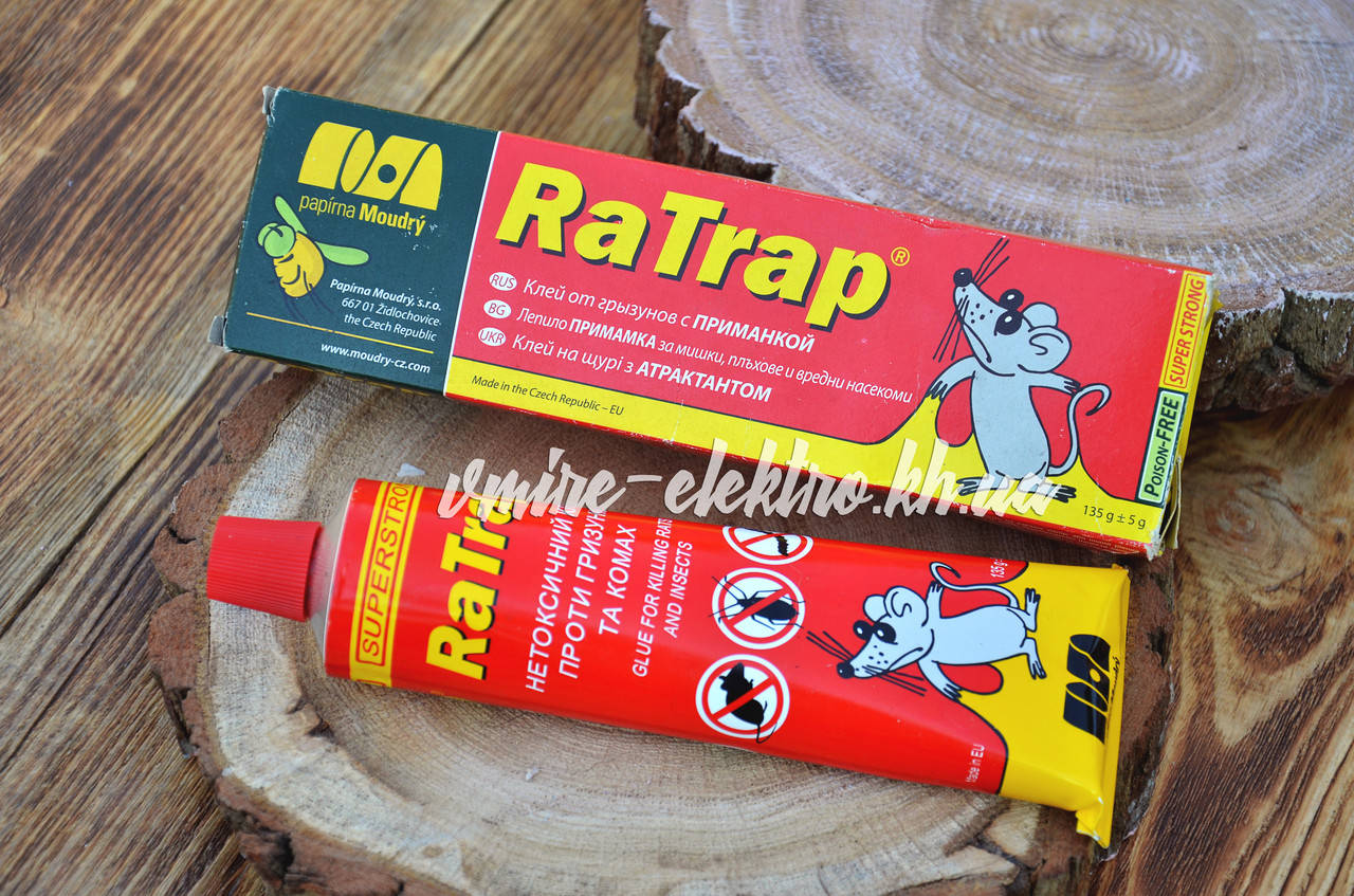 

Клей от насекомых и грызунов (Ратрап) RaTrap 135 г