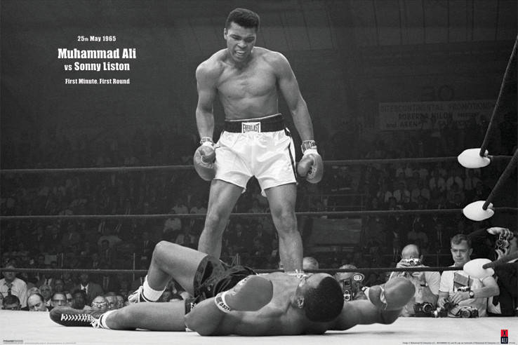 

Постер плакат "Мохаммед Али / Muhammad Ali (v Liston Landscape)" (ps-00339)