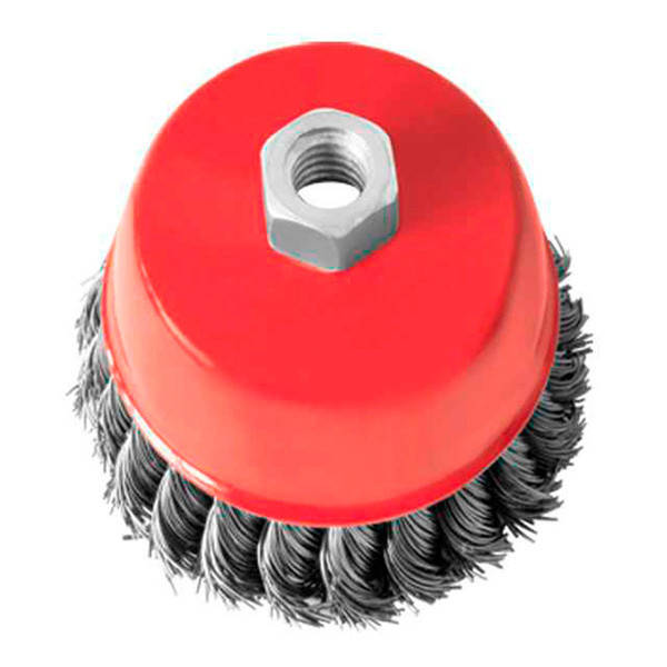 

Щетка торцевая для УШМ INTERTOOL 65мм плет. сталь
