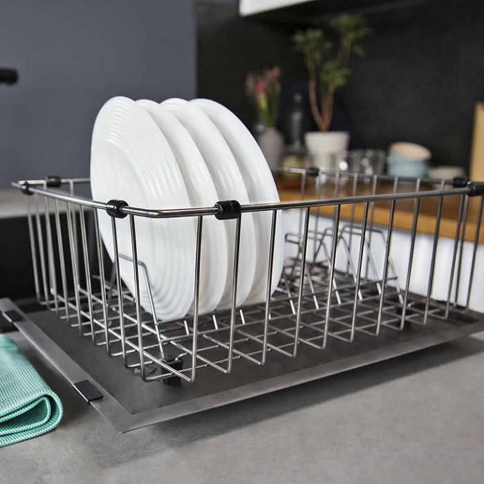 

Корзина для кухонной мойки Platinum ZP-C2 нерж. сталь 33х38 см
