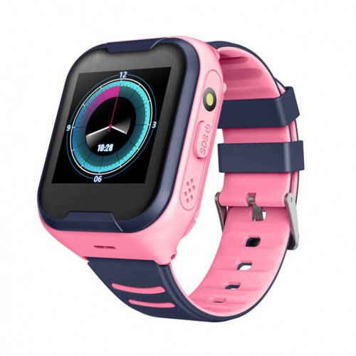 

Детские умны смарт часы-телефон Smart Baby Watch A36E 4G с видеозвонком cине-розовые