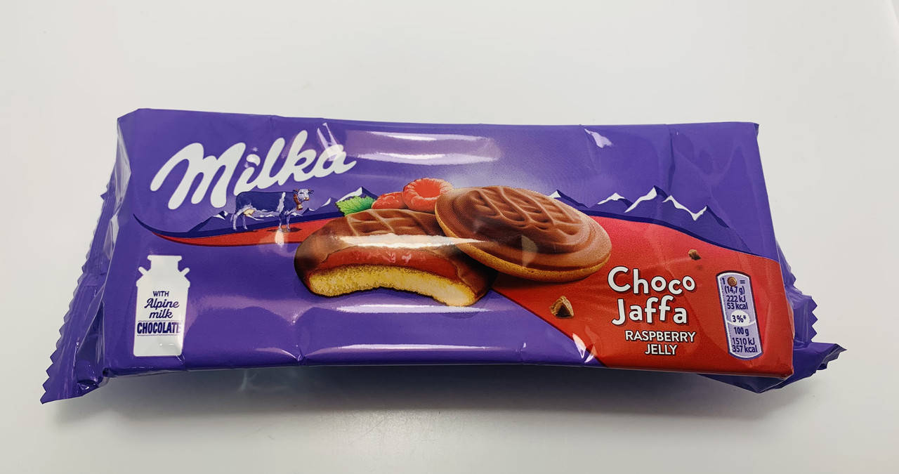 

Печенье Milka Choco Jaffa Raspberry Jelly 147 г (сроки до 14.05)