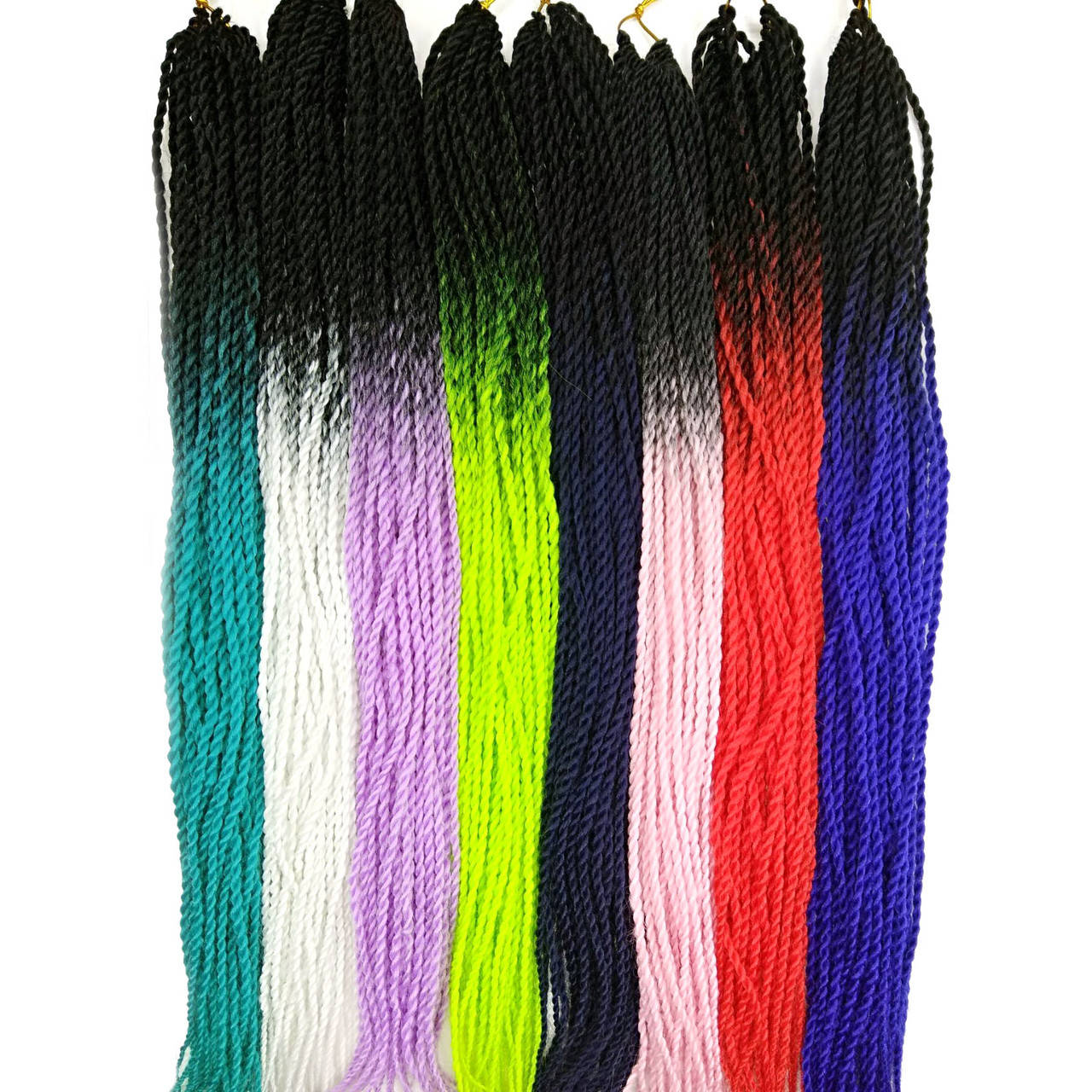 

Сенегальские косички Омбре 2цвета 60см (30шт)