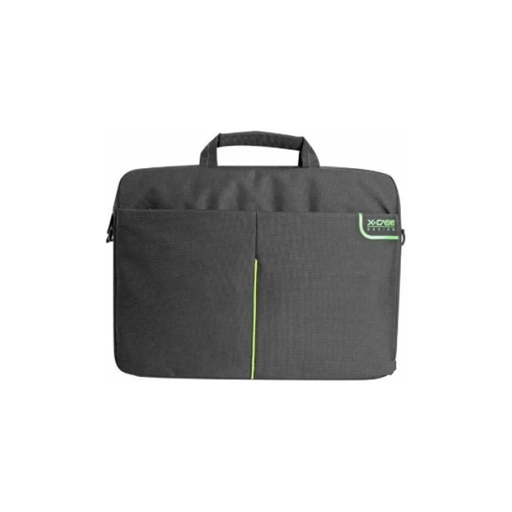 

Сумка для ноутбука X-Case 15.6" Black + Green (JNL67915), Черный