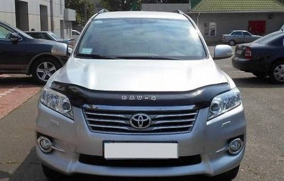 

Дефлектор капота, мухобойка TOYOTA RAV-4 С 2010 -- Г.В. VIP