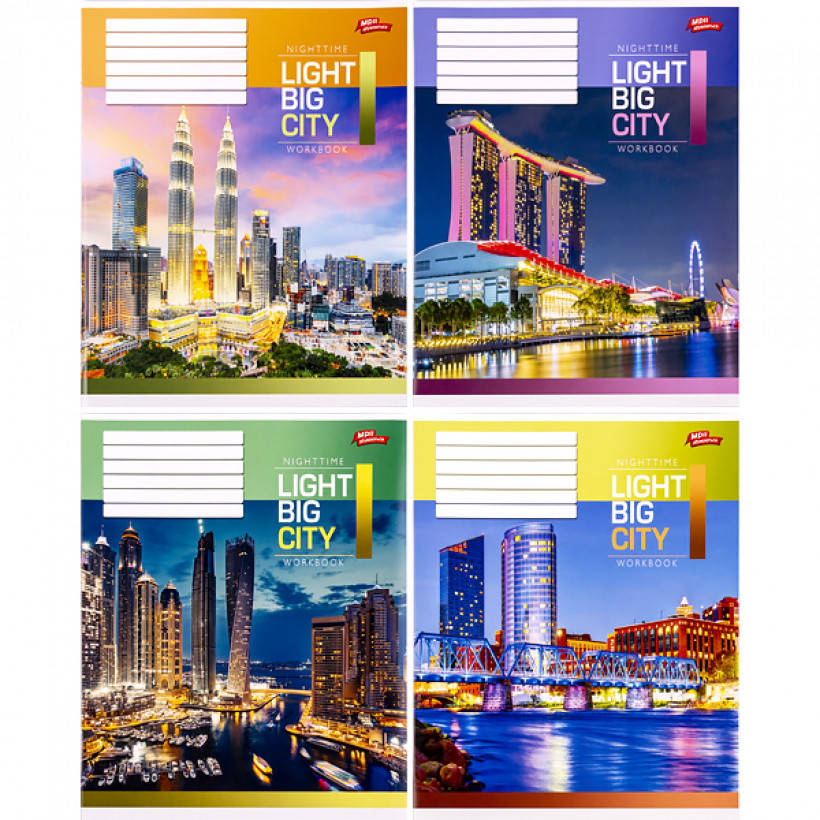 

Тетрадь 24 листа линия "МРІЇ" / Ночной мегаполис