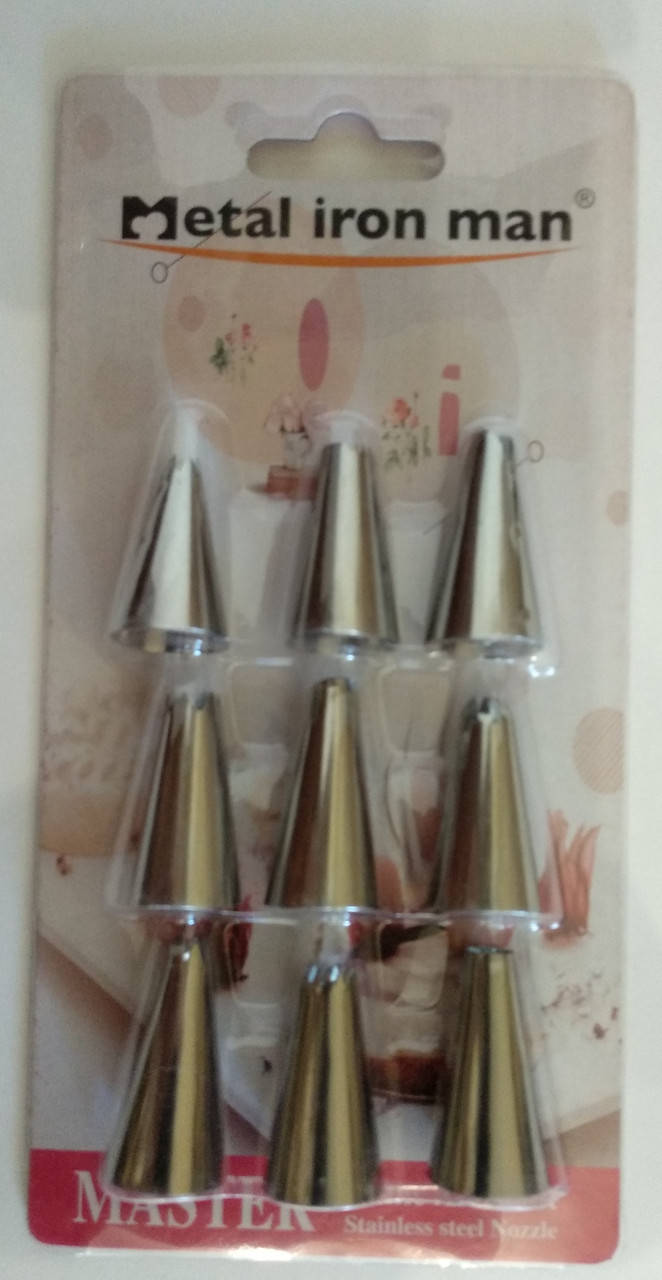 

Набор кондитерских насадок GA Dynasty, 9 штук, 18032