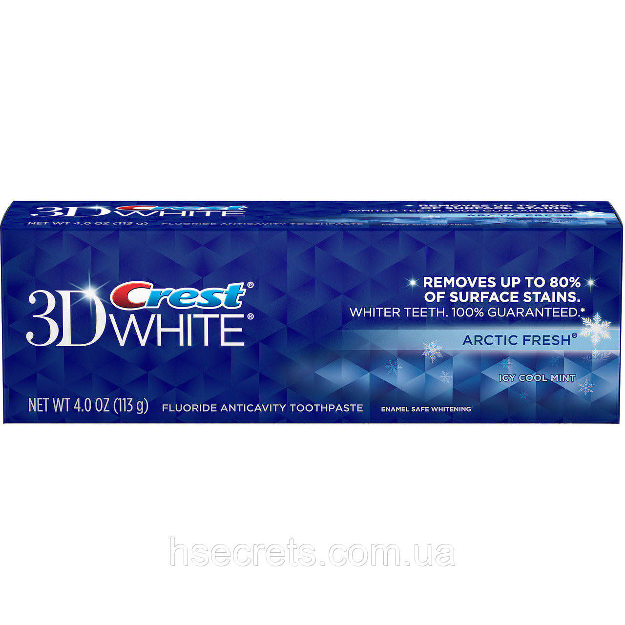 

Отбеливающая зубная паста Crest 3D White, 116 грамм, США