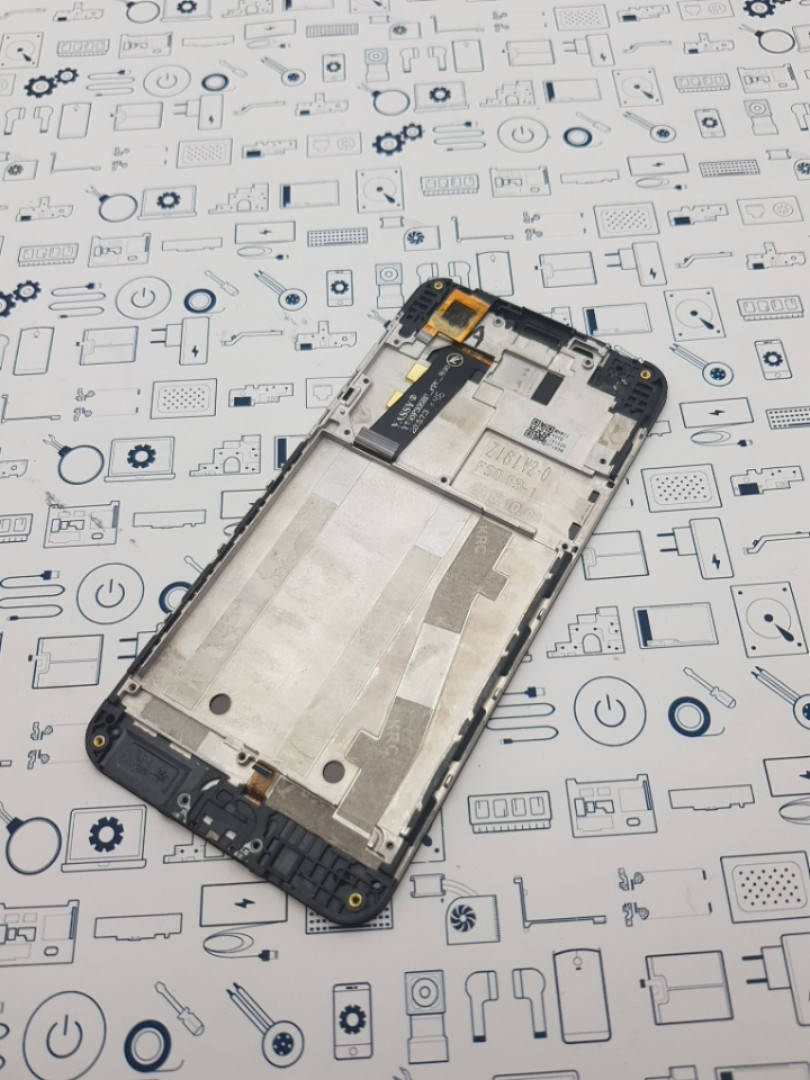 

С дефектом. Дисплей Meizu M2 модуль черный с разборки PRC (засветы)