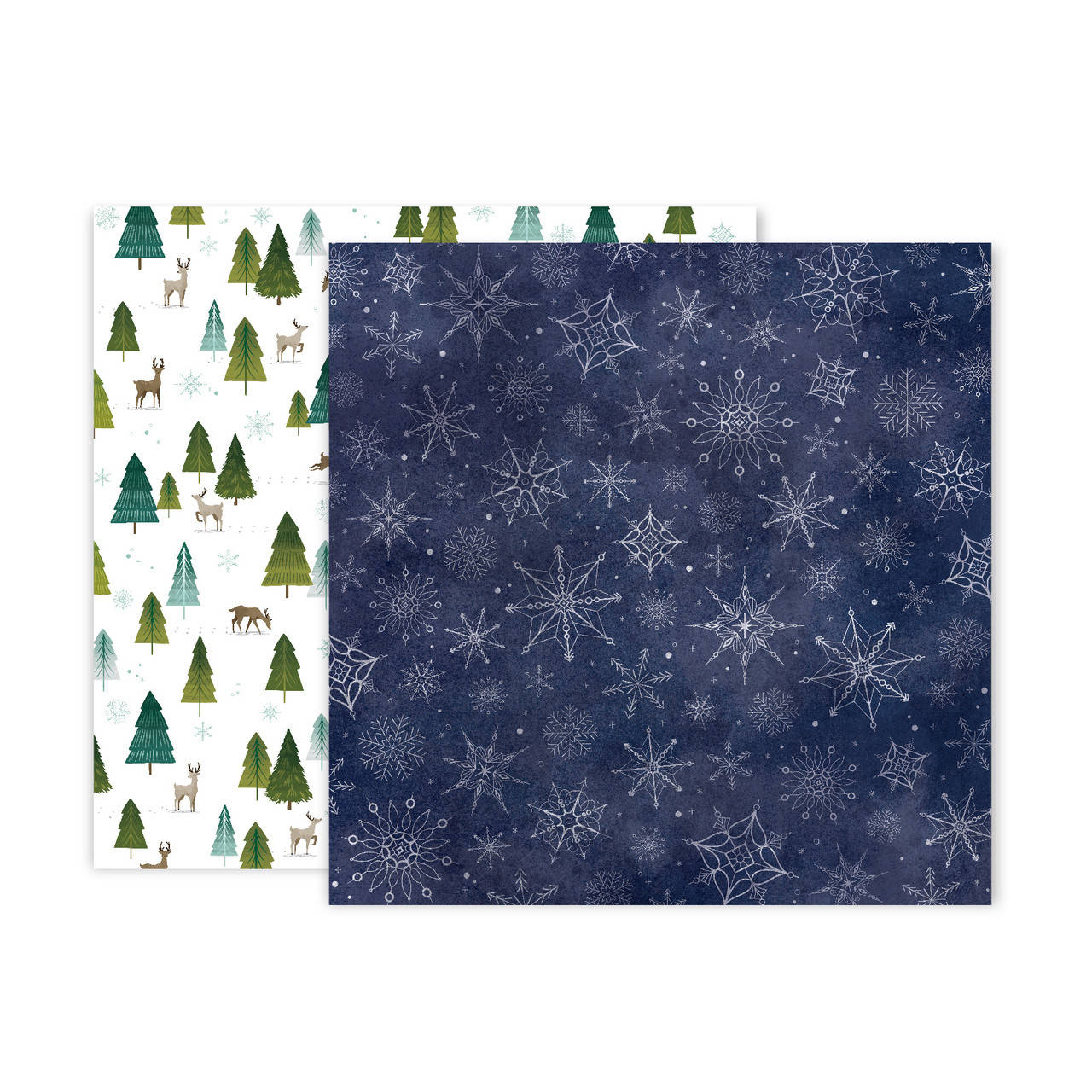 

Папір двосторонній - 2 - Together For Christmas - Pink Paislee - 30x30