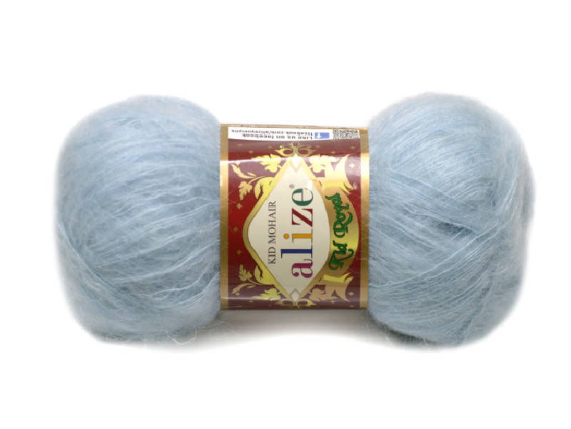 

Alize Kid Mohair50, Светлый голубой №183
