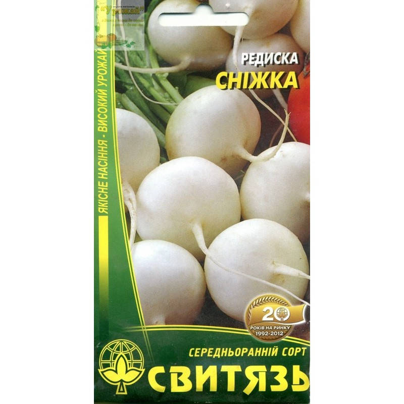 

Семена редис Снежка, 3 г