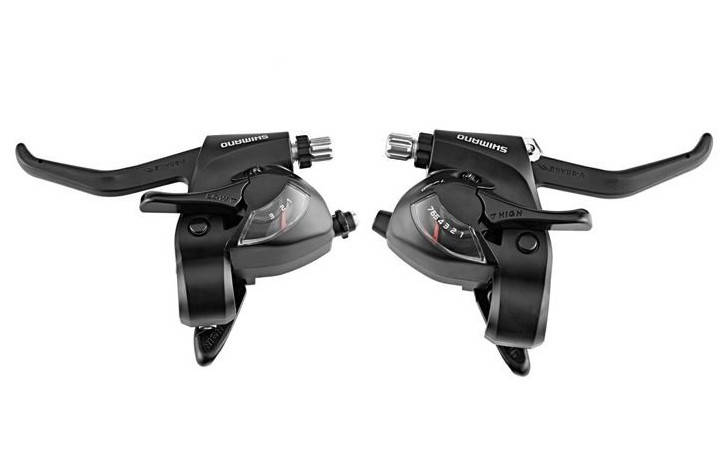 

Тормозные ручки - моноблоки Shimano ST-EF41 (3x7 скоростей)