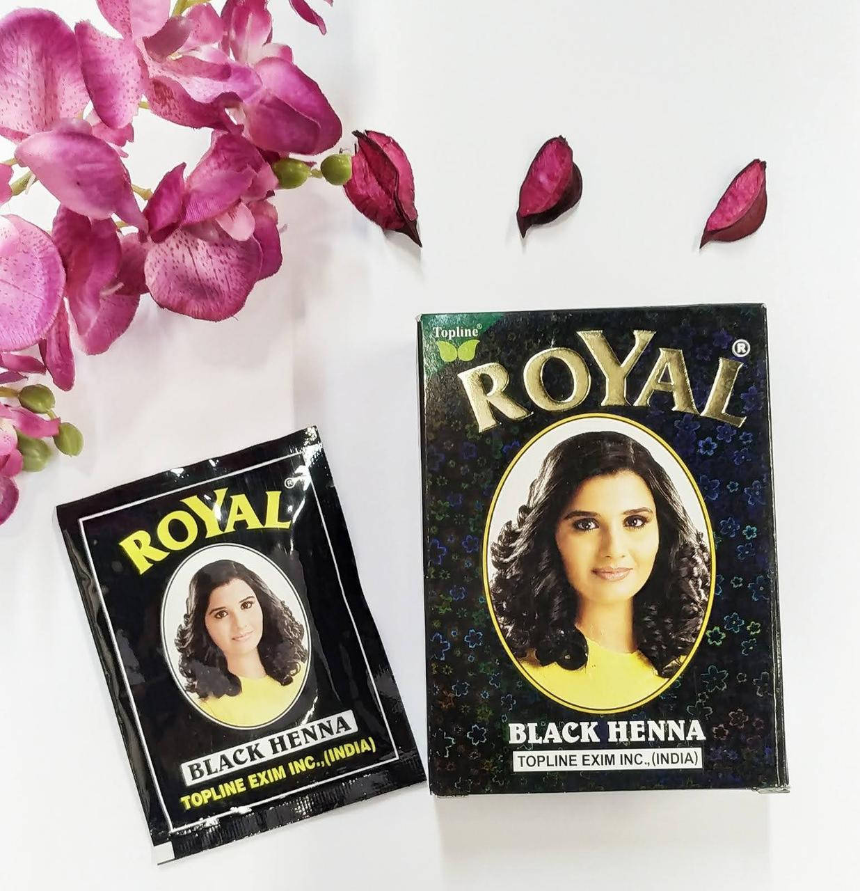 

Хна индийская для волос Royal Black Henna черная 10 грамм