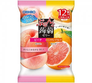 

Orihiro Purun and Konjac Jelly персик + розовый грейпфрут натуральные соки в желе из Конняку 2 пакетика 20 г