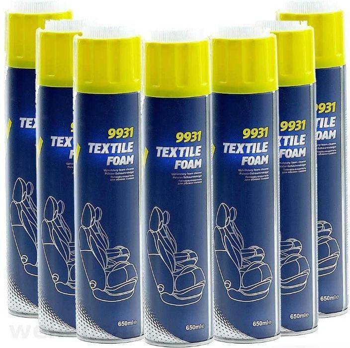 

Очиститель обивки салона многофункциональный MANNOL TEXTILE FOAM 650ml