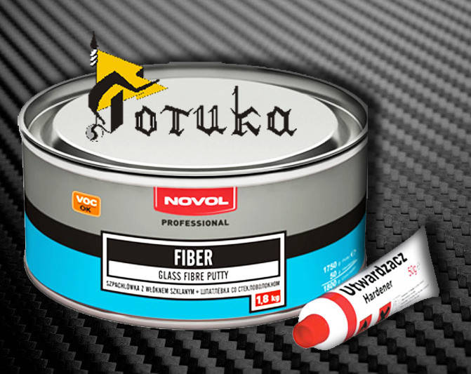 

Шпаклевка со стекловолокном Novol Fiber для авто Новол 1.8кг