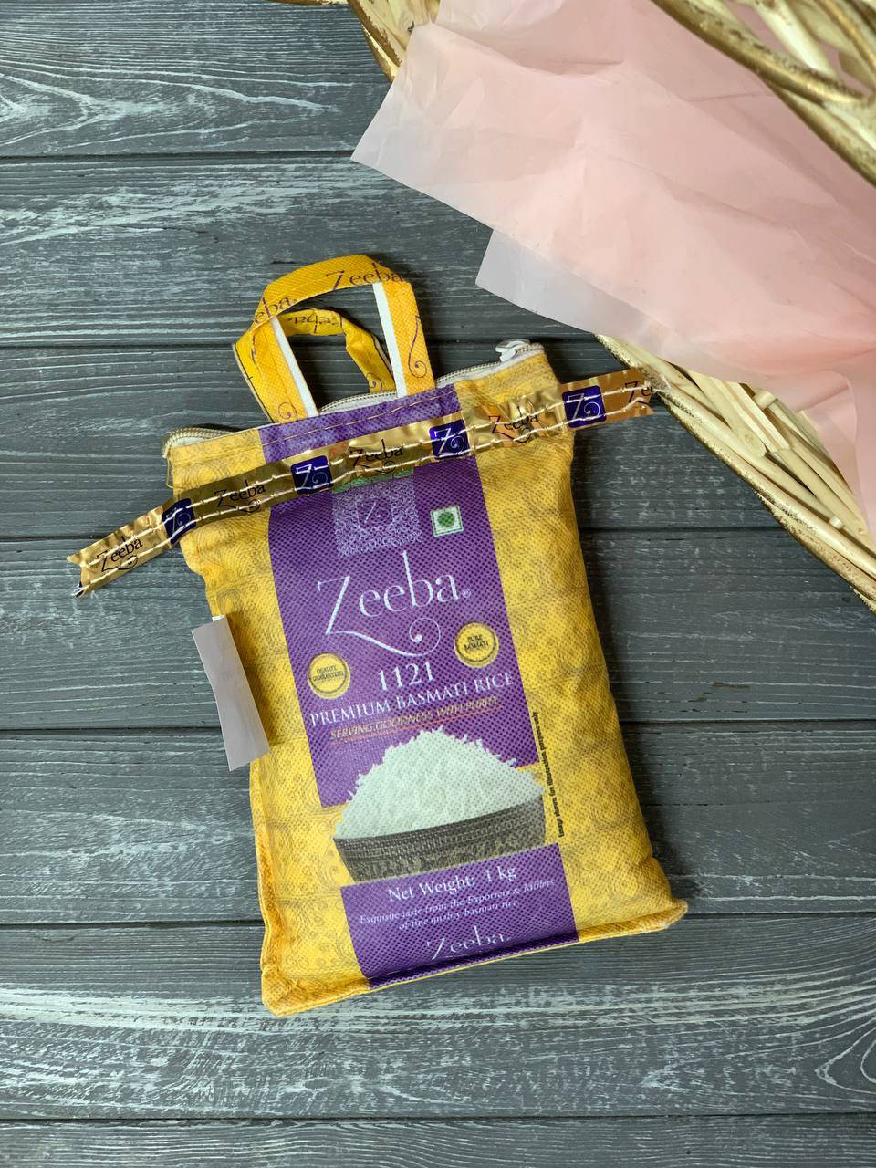 

Рис Басмати Premium Basmati Rice Zeeba 1 kg