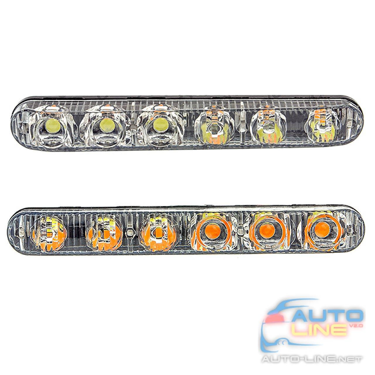 

LED-фары, фары дневного света - CYCLONE DRL-616(2) (с поворотом)