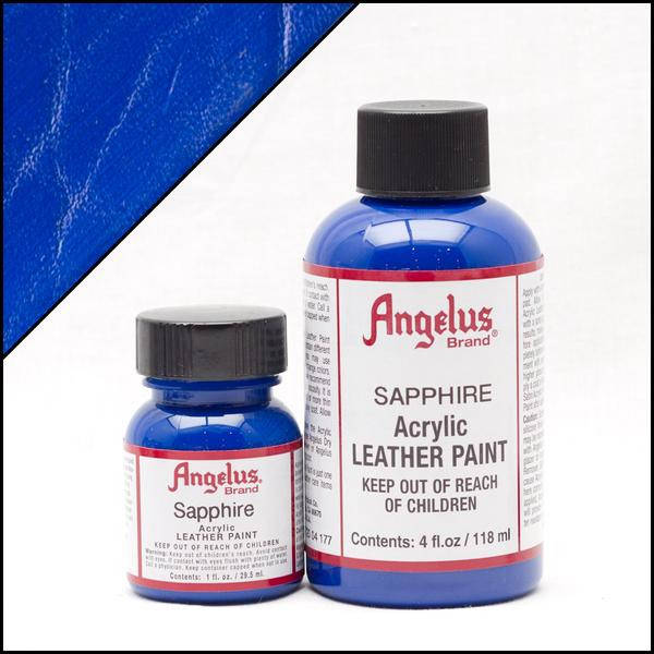 

Краска для кожи Angelus Sapphire (цвет сапфира), Синий
