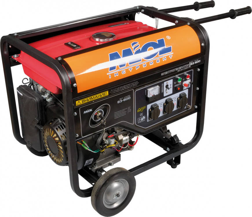 

Генератор бензиновый (7.5 кВт макс) MIOL 83-800