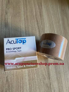 

Кинезио тейп AcuTop Pro Sport 5 см x 5 м, цвет - бежевый