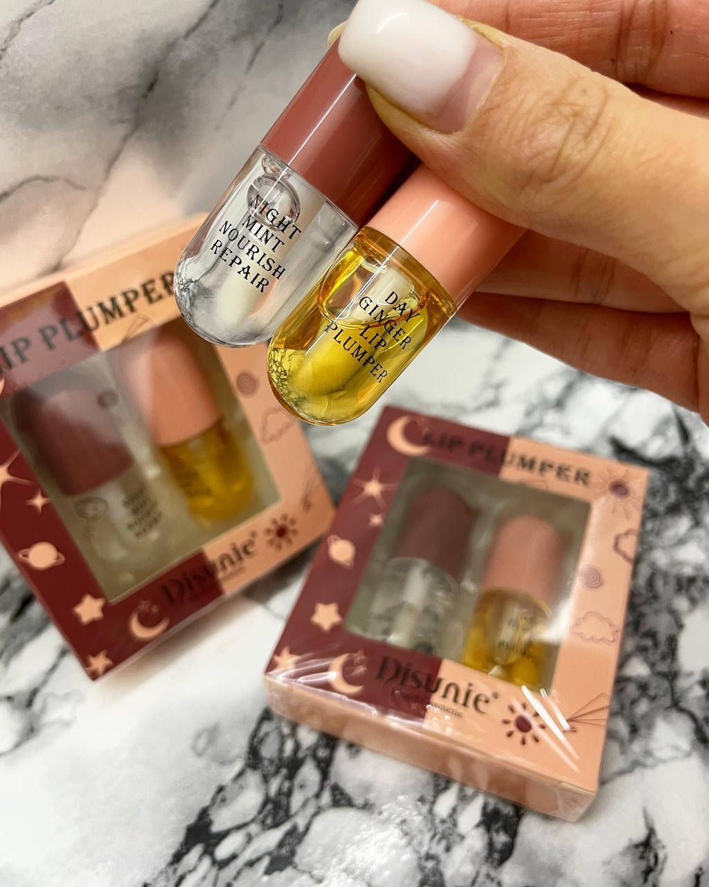 

Увеличитель губ 2 *5,5 мл дневной и ночной Lip Plumper