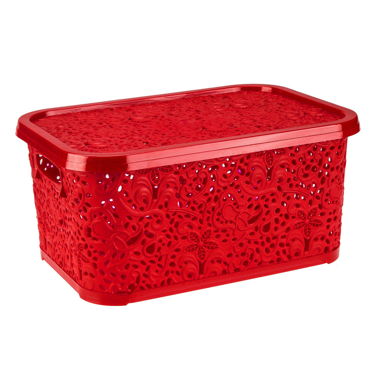 

Корзина Ажур 6 л 28,5 * 20,5 * 12 (микс), R-plastic, Разные цвета