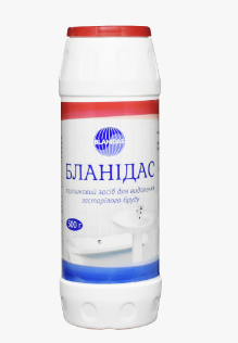 

Бланидас- порошковое средство для удаления застарелой грязи, 500гр