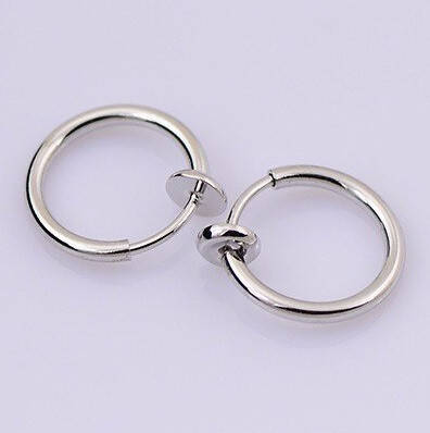 

Пирсинг Кольцо Обманка для Носа Уха Губы Клипса Колечко