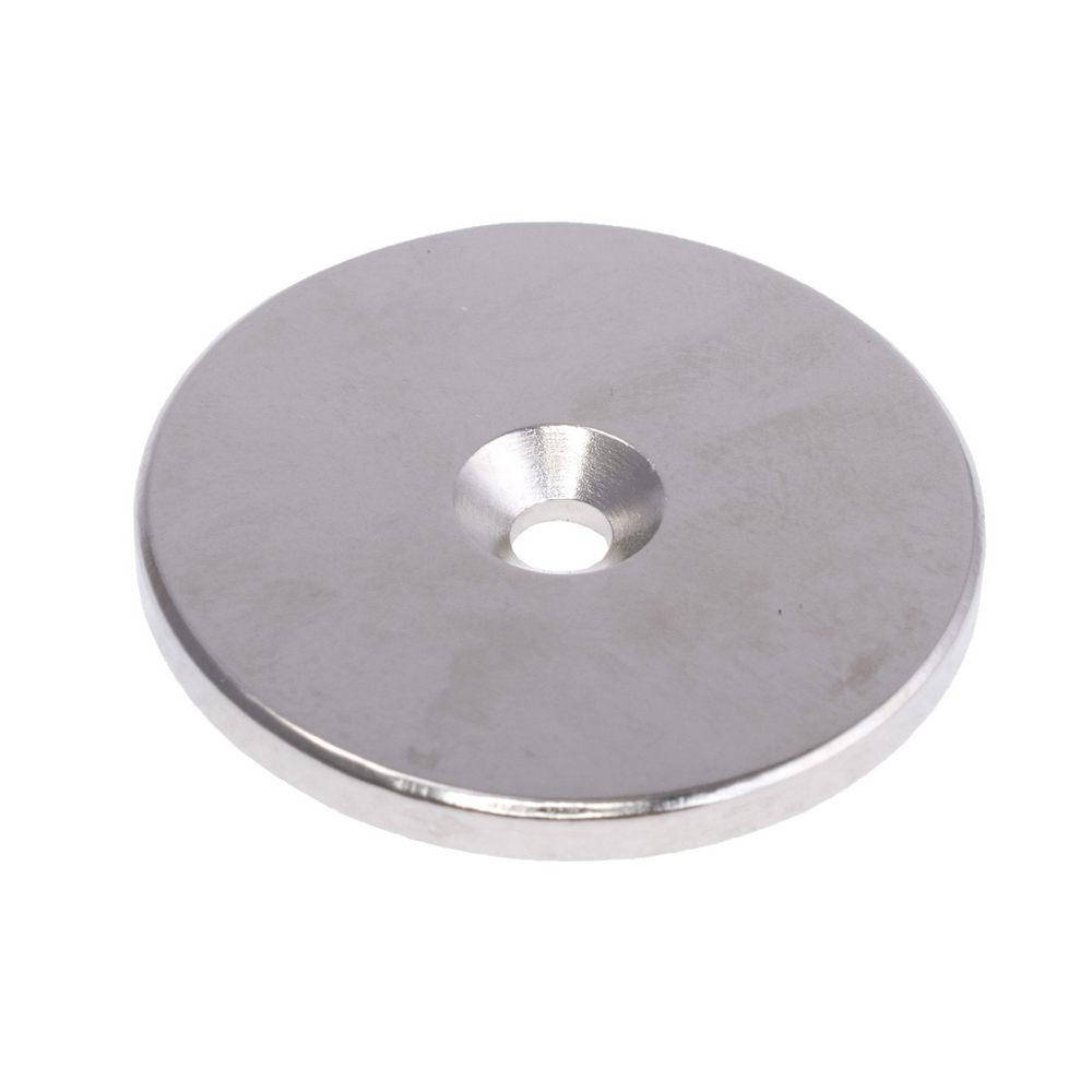 

Магнит NdFeB, Шайба под потай D30 x d7/3,5 x 3 mm (N38), Ni+Cu+Ni HHII