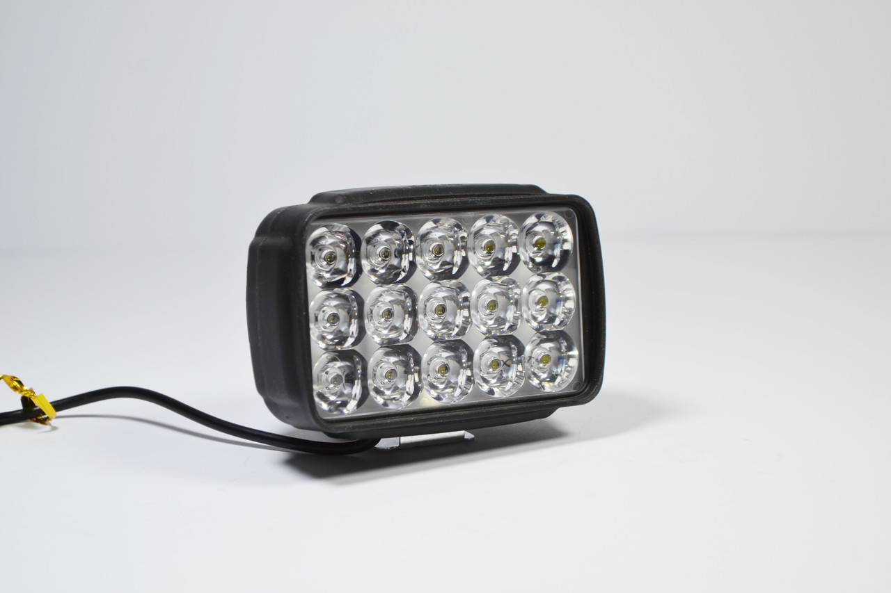 

Светодиодная LED фара 45вт (светодиоды 3w x15шт) 15диод, Белый