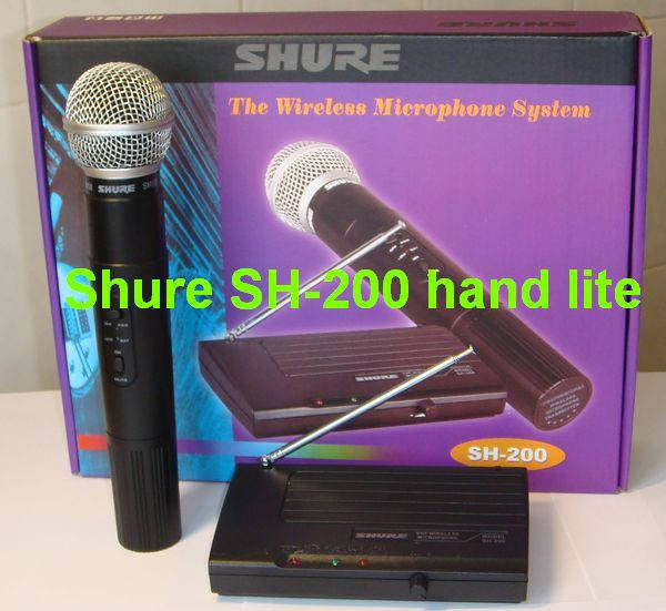 

Беспроводный радиомикрофон Shure SH-200 ручной shure sm58 вокал ведущим, для пения, в школы, дет сады, караоке