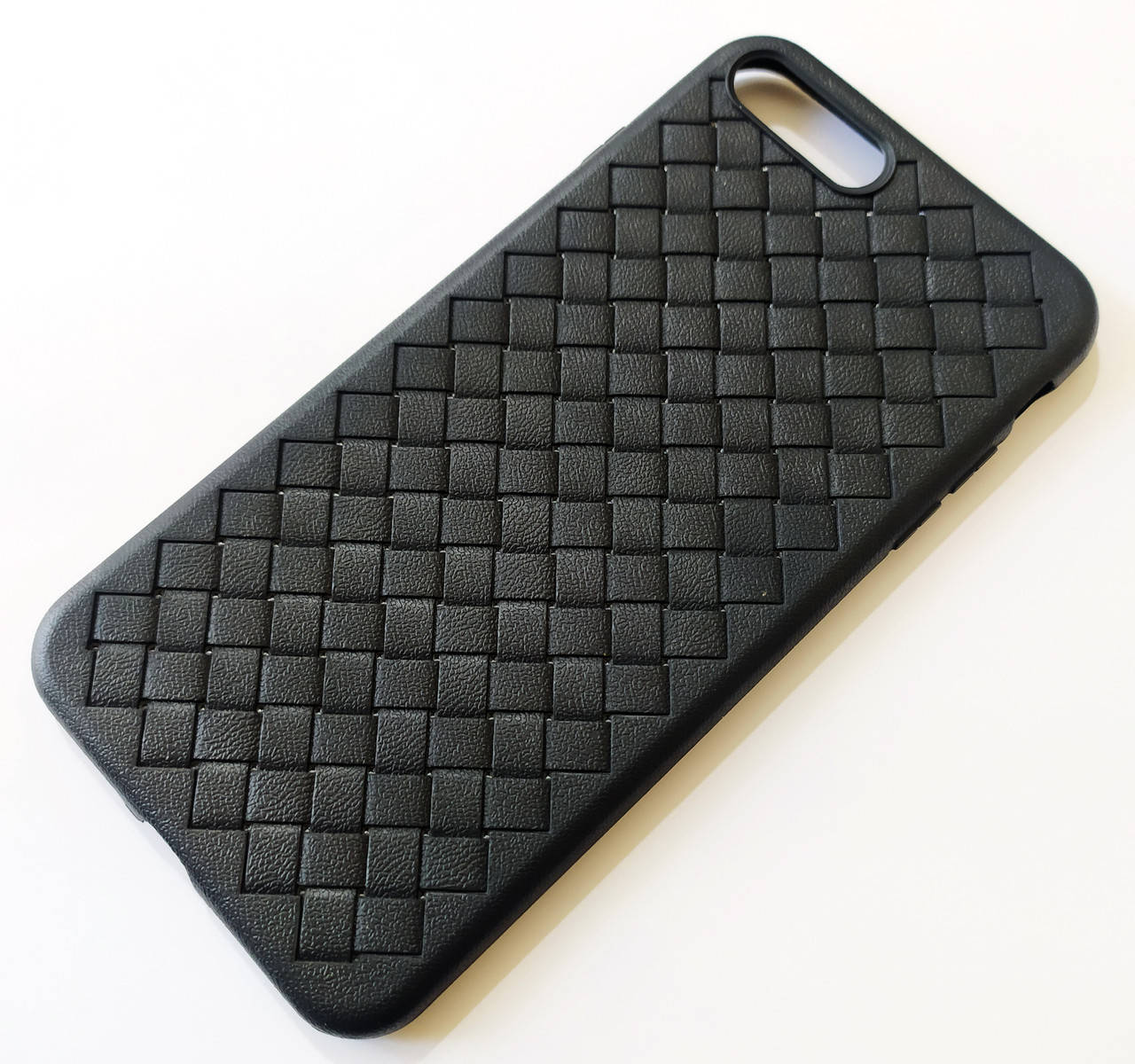 

Чехол для iPhone 7 Plus / 8 Plus плетеный TPU Candy черный