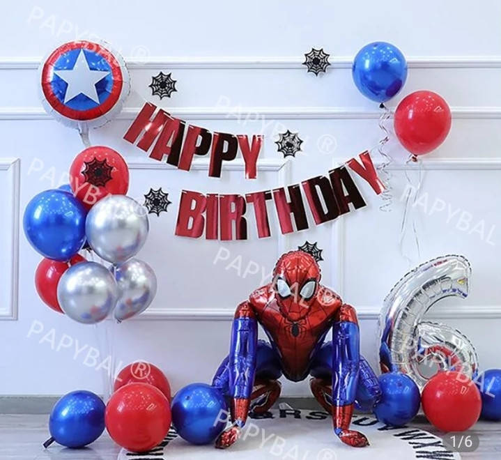 

Фотозона для мальчика. Человек паук.