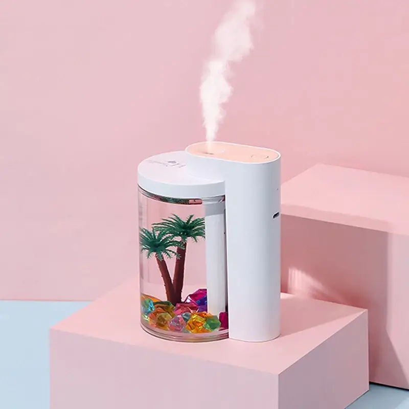 

Увлажнитель воздуха с LED подсветкой 260 мл Humidifier 3 в 1 / Увлажнитель-ночник